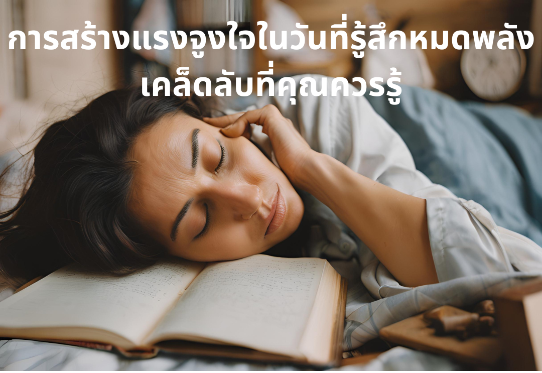 การสร้างแรงจูงใจ ในวันที่รู้สึกหมดพลัง เคล็ดลับที่คุณควรรู้